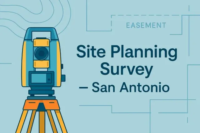 Site Planning Survey In San Antonio